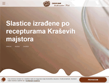 Tablet Screenshot of kraschocobar.com